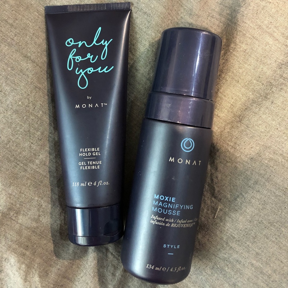 Monat Flexible Hold Gel & Moxie Magnifying Mousse